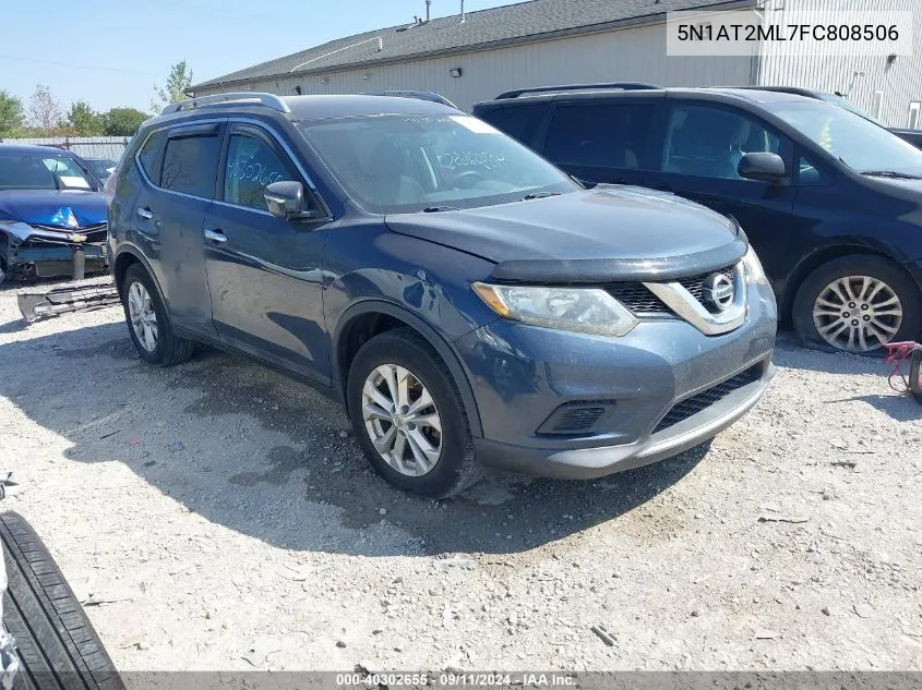 5N1AT2ML7FC808506 2015 Nissan Rogue S/Sl/Sv