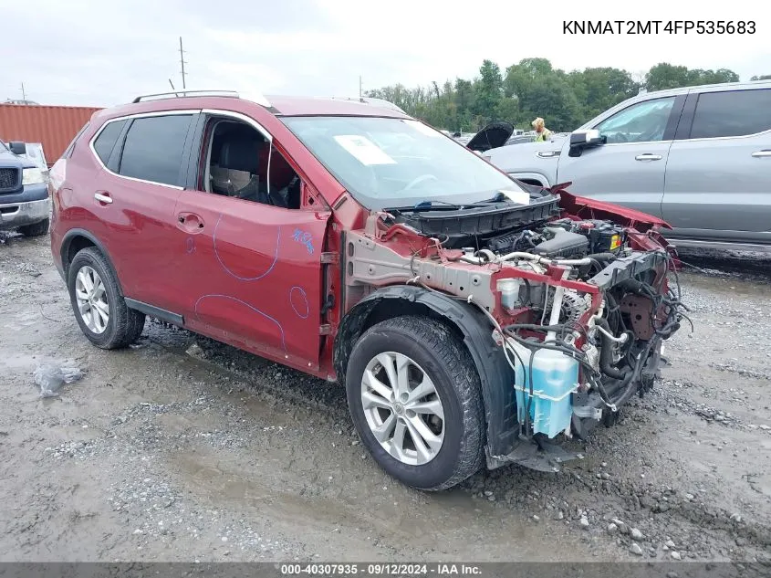 KNMAT2MT4FP535683 2015 Nissan Rogue Sv