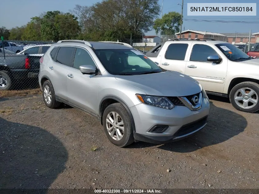 2015 Nissan Rogue Sv VIN: 5N1AT2ML1FC850184 Lot: 40322300