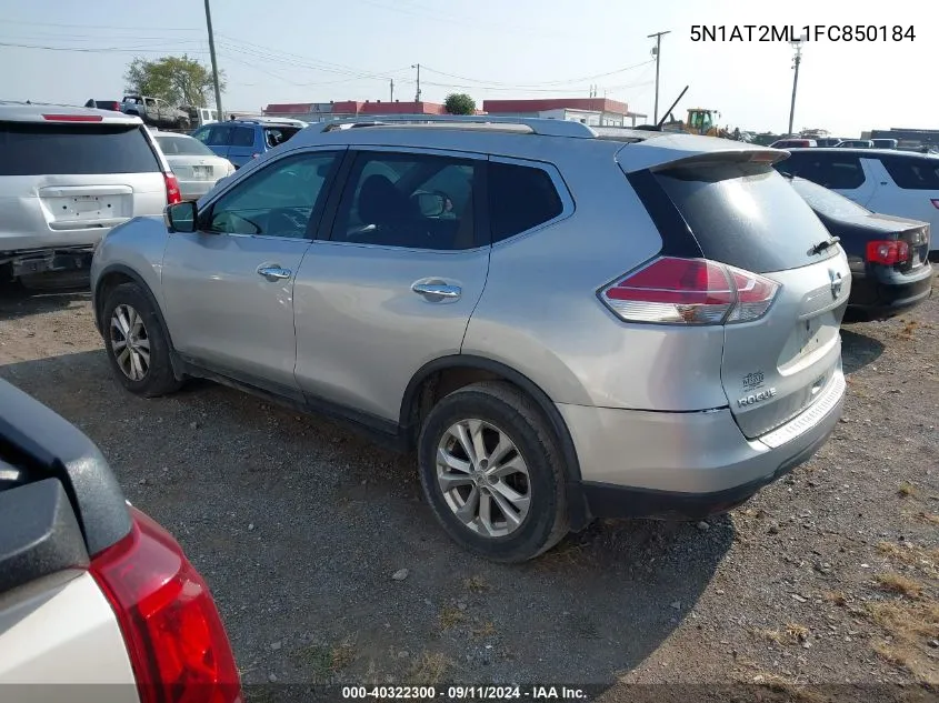 2015 Nissan Rogue Sv VIN: 5N1AT2ML1FC850184 Lot: 40322300