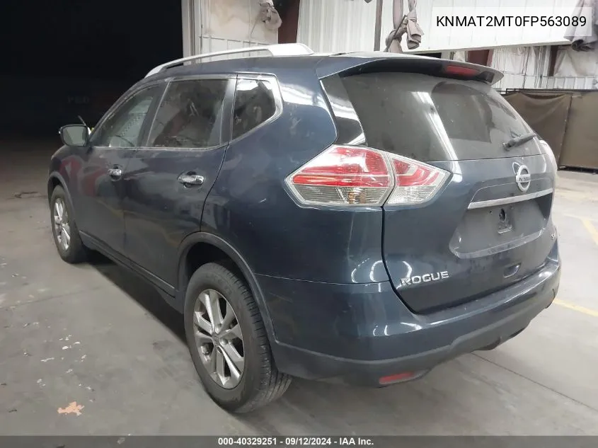 KNMAT2MT0FP563089 2015 Nissan Rogue S/Sl/Sv