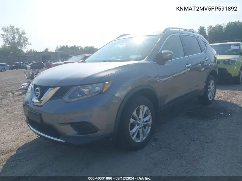 KNMAT2MV5FP591892 2015 Nissan Rogue Sv