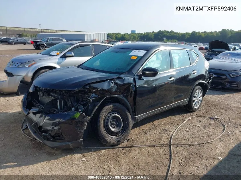 KNMAT2MTXFP592406 2015 Nissan Rogue S/Sl/Sv