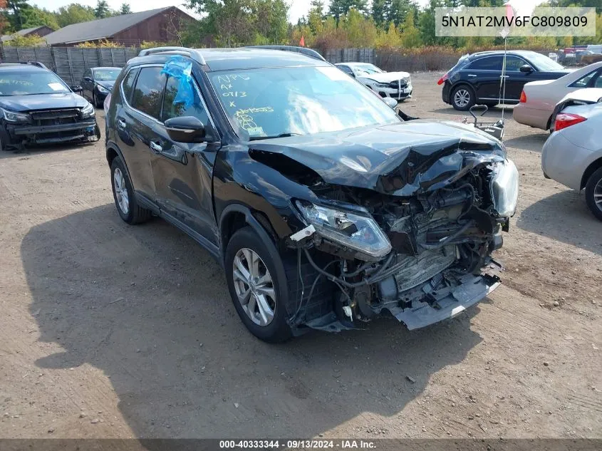 5N1AT2MV6FC809809 2015 Nissan Rogue Sv