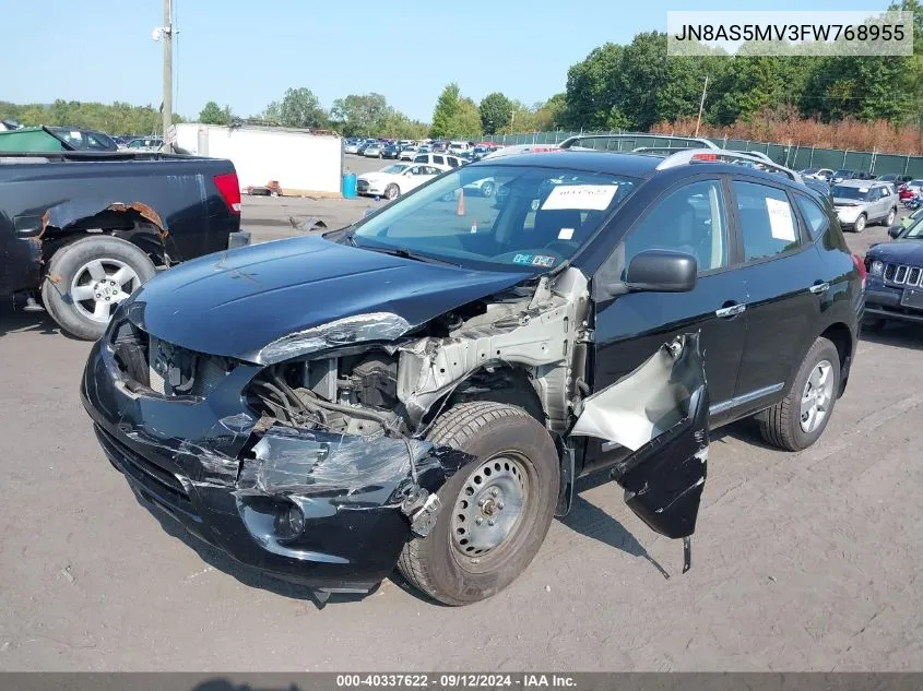 JN8AS5MV3FW768955 2015 Nissan Rogue Select S