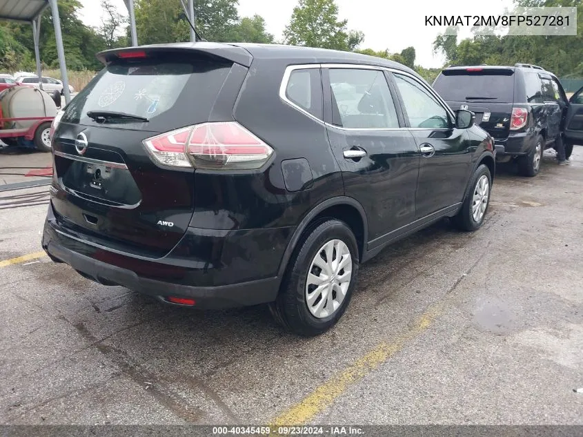 2015 Nissan Rogue S VIN: KNMAT2MV8FP527281 Lot: 40345459