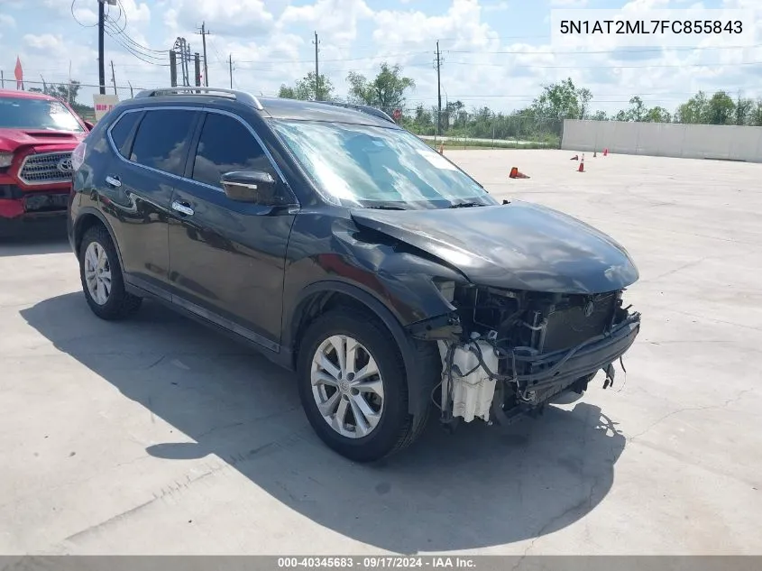 5N1AT2ML7FC855843 2015 Nissan Rogue Sv