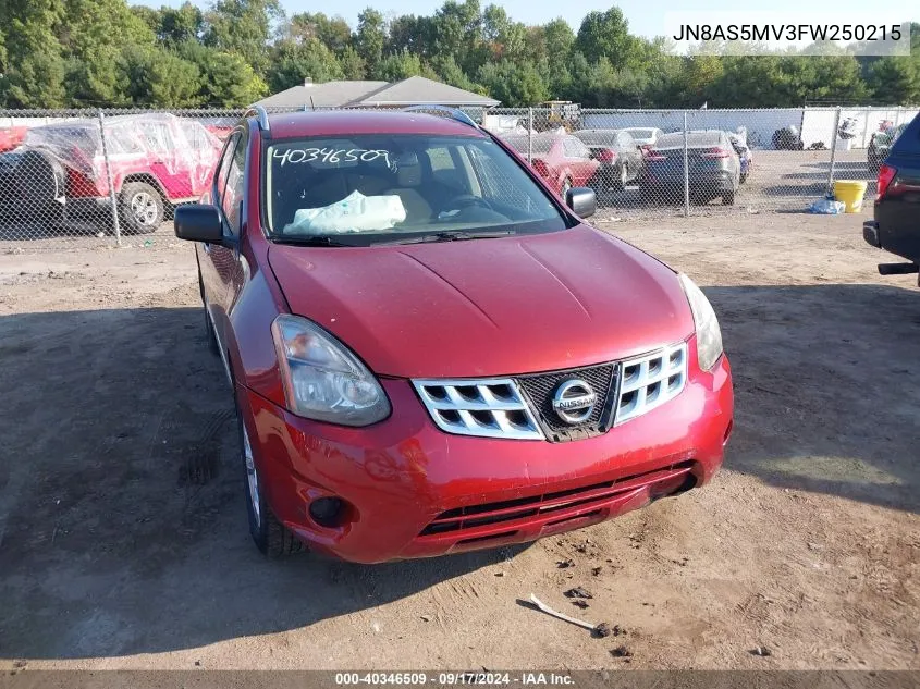 2015 Nissan Rogue Select S VIN: JN8AS5MV3FW250215 Lot: 40346509