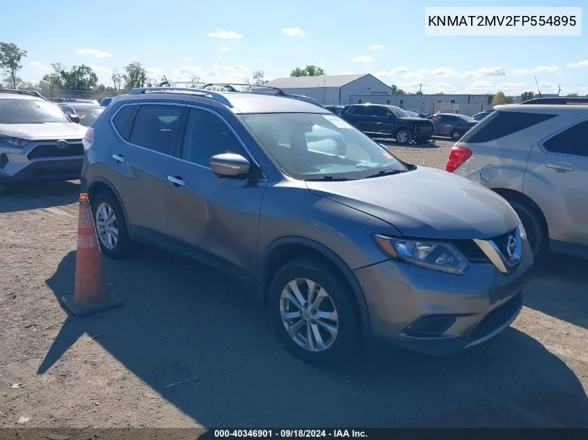 2015 Nissan Rogue Sv VIN: KNMAT2MV2FP554895 Lot: 40346901