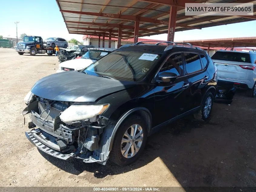 KNMAT2MT6FP590605 2015 Nissan Rogue Sv