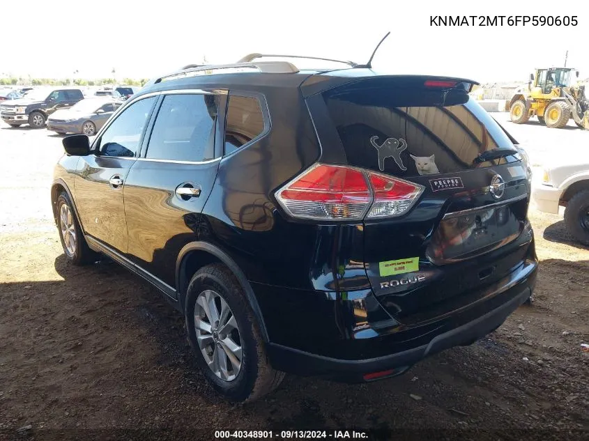 KNMAT2MT6FP590605 2015 Nissan Rogue Sv