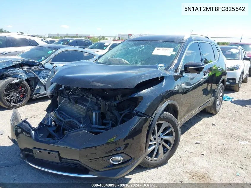 5N1AT2MT8FC825542 2015 Nissan Rogue S/Sl/Sv