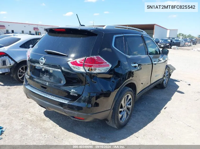 5N1AT2MT8FC825542 2015 Nissan Rogue S/Sl/Sv