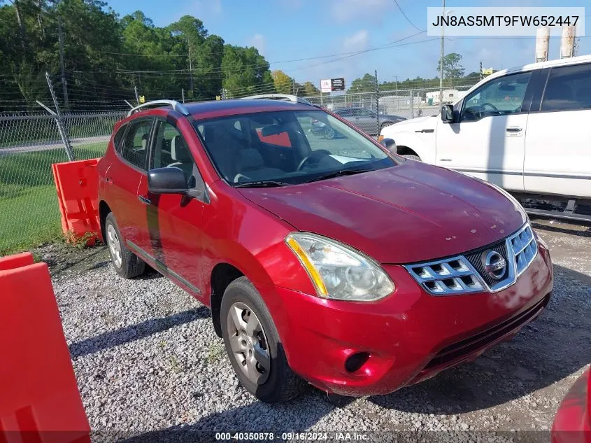 2015 Nissan Rogue Select S VIN: JN8AS5MT9FW652447 Lot: 40350878