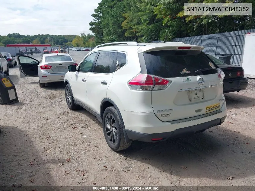 5N1AT2MV6FC848352 2015 Nissan Rogue Sl