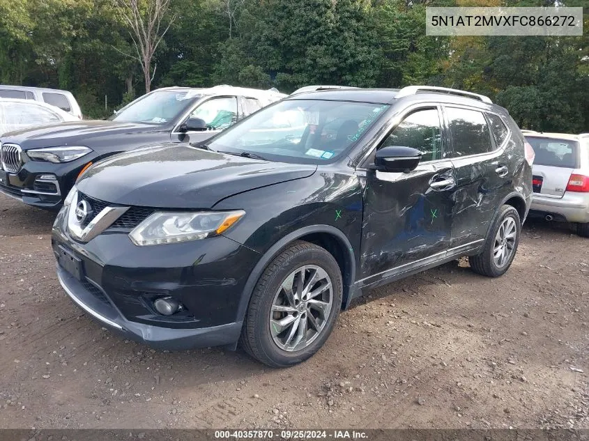 2015 Nissan Rogue Sl VIN: 5N1AT2MVXFC866272 Lot: 40357870