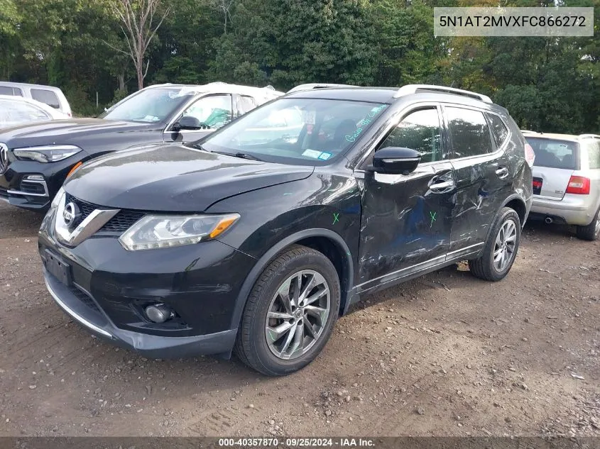 2015 Nissan Rogue Sl VIN: 5N1AT2MVXFC866272 Lot: 40357870