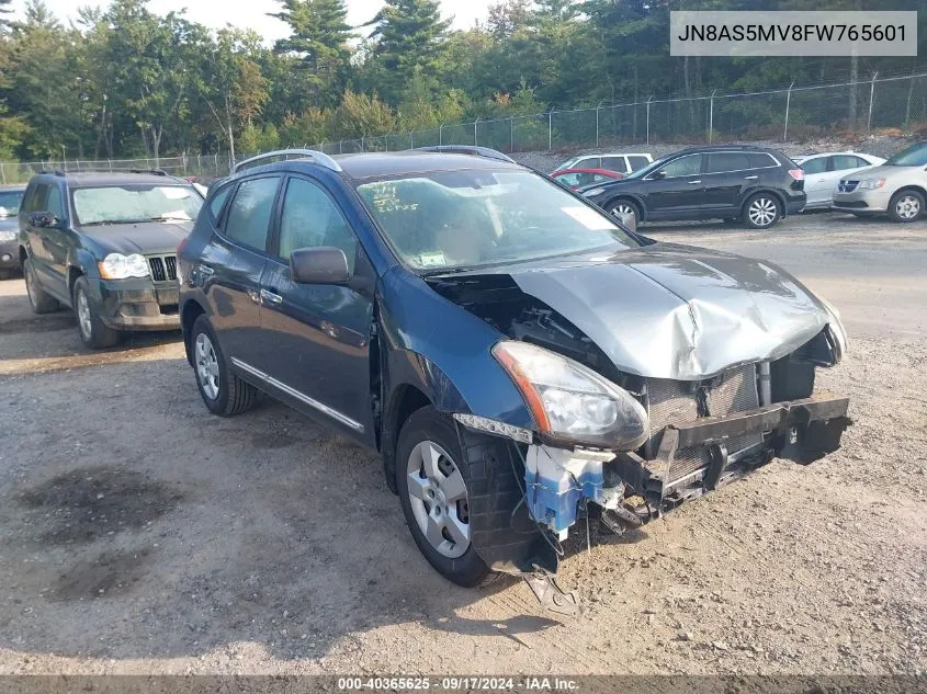 2015 Nissan Rogue Select S VIN: JN8AS5MV8FW765601 Lot: 40365625