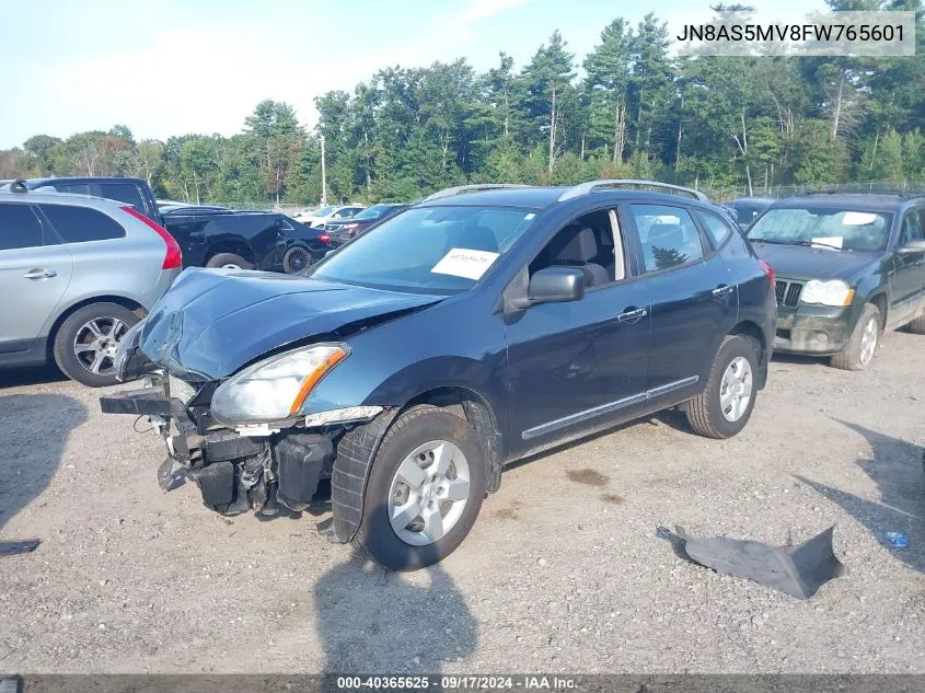 2015 Nissan Rogue Select S VIN: JN8AS5MV8FW765601 Lot: 40365625