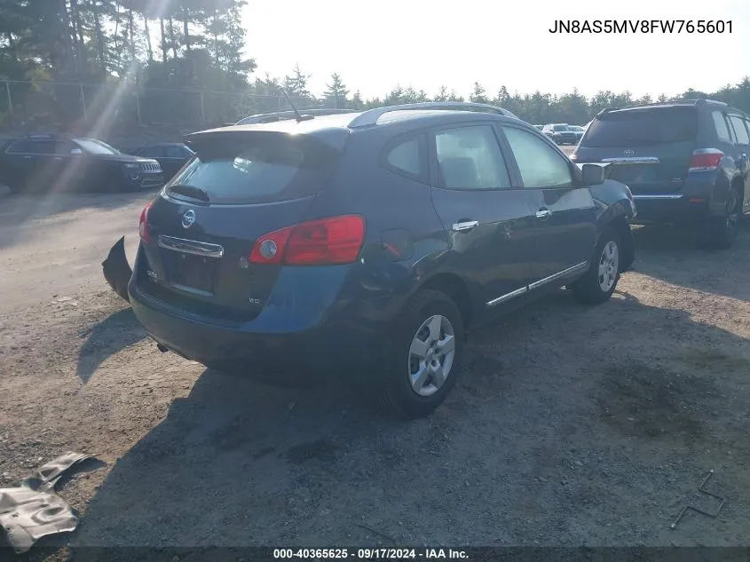 2015 Nissan Rogue Select S VIN: JN8AS5MV8FW765601 Lot: 40365625