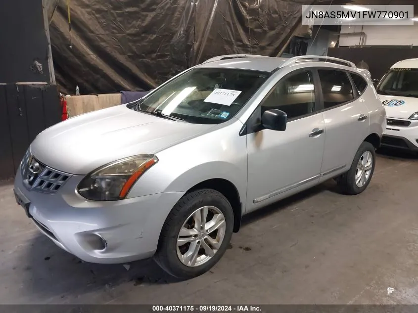 2015 Nissan Rogue Select S VIN: JN8AS5MV1FW770901 Lot: 40371175