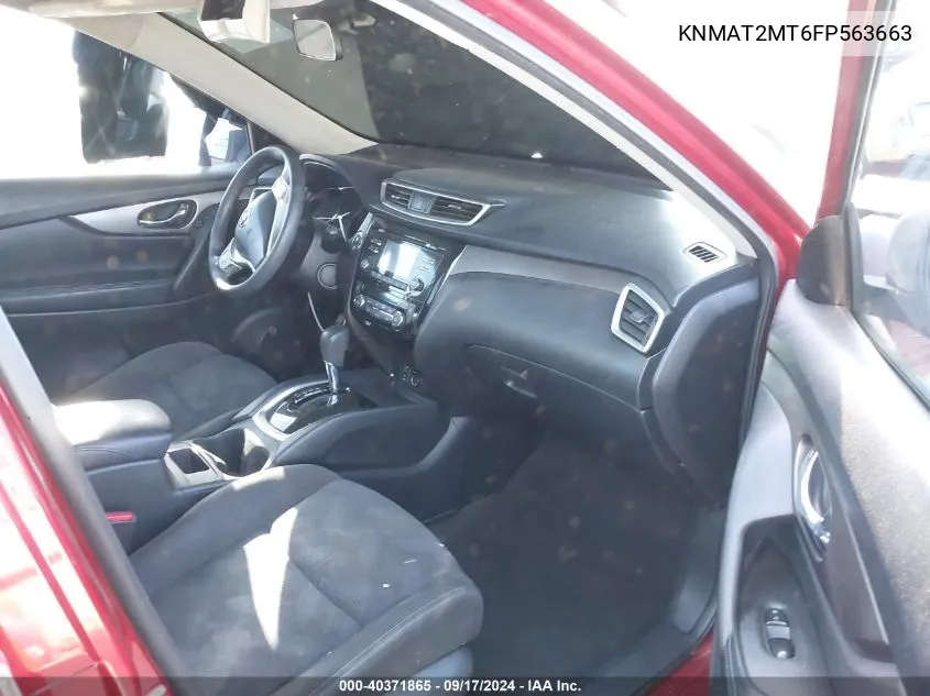 KNMAT2MT6FP563663 2015 Nissan Rogue Sv