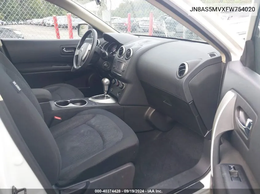 JN8AS5MVXFW754020 2015 Nissan Rogue Select S