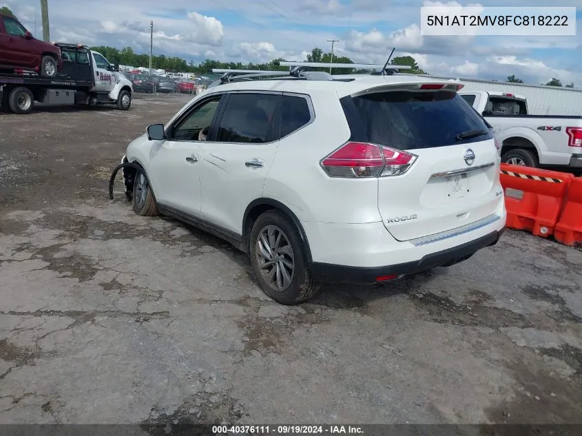 5N1AT2MV8FC818222 2015 Nissan Rogue Sl