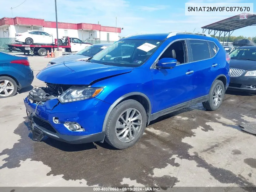 5N1AT2MV0FC877670 2015 Nissan Rogue Sl