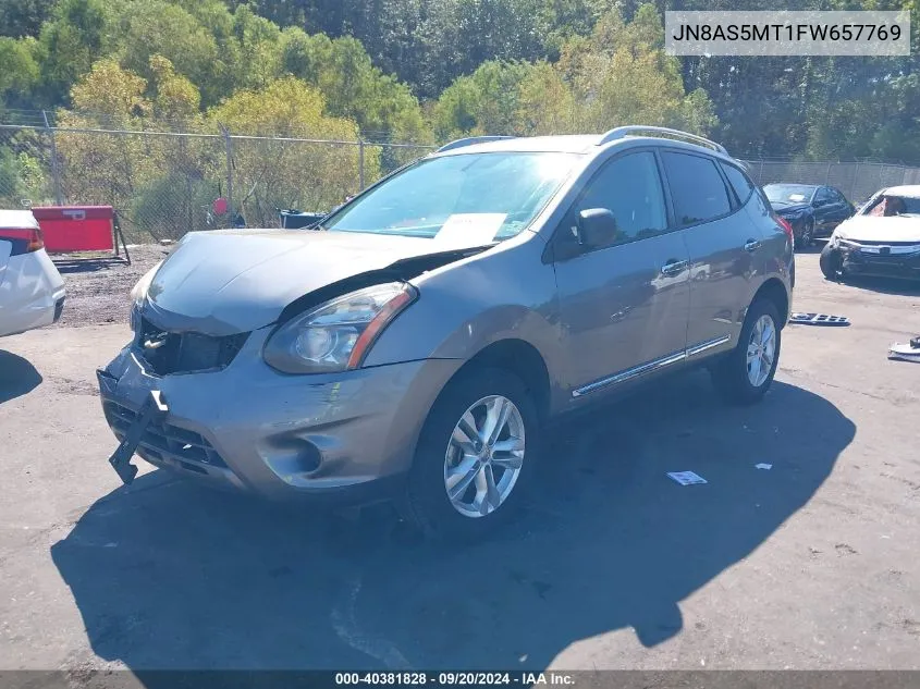 2015 Nissan Rogue Select S VIN: JN8AS5MT1FW657769 Lot: 40381828