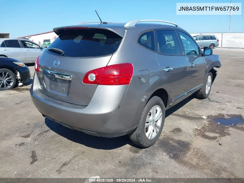 2015 Nissan Rogue Select S VIN: JN8AS5MT1FW657769 Lot: 40381828