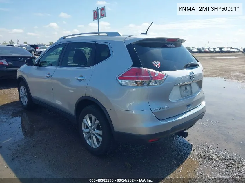 KNMAT2MT3FP500911 2015 Nissan Rogue Sv