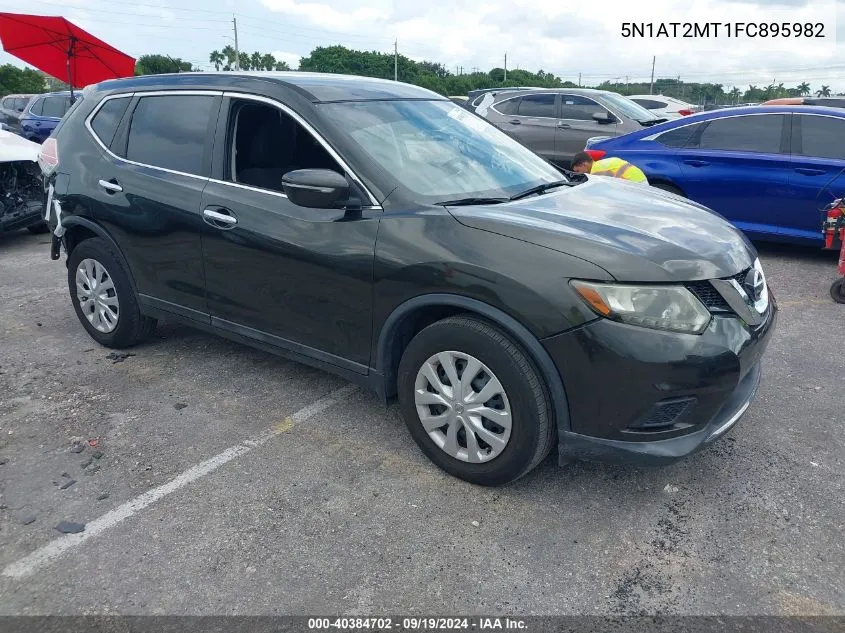 2015 Nissan Rogue S VIN: 5N1AT2MT1FC895982 Lot: 40384702