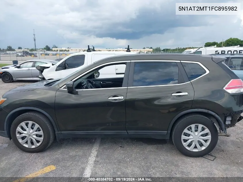 2015 Nissan Rogue S VIN: 5N1AT2MT1FC895982 Lot: 40384702