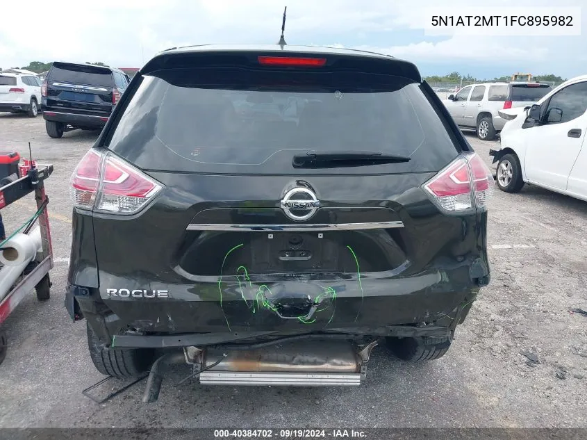 2015 Nissan Rogue S VIN: 5N1AT2MT1FC895982 Lot: 40384702