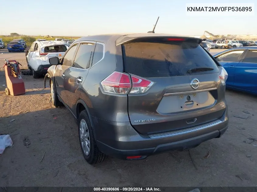 KNMAT2MV0FP536895 2015 Nissan Rogue S