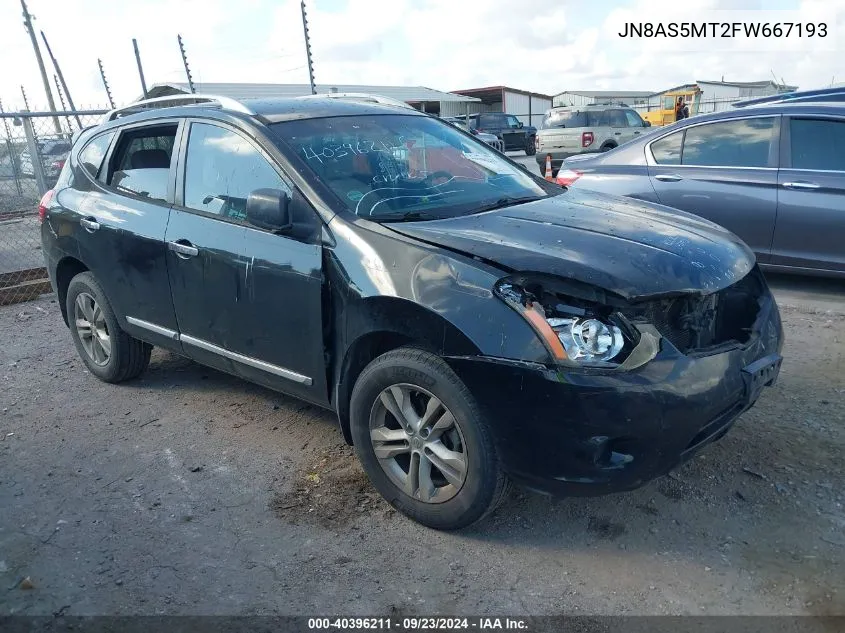 2015 Nissan Rogue Select S VIN: JN8AS5MT2FW667193 Lot: 40396211