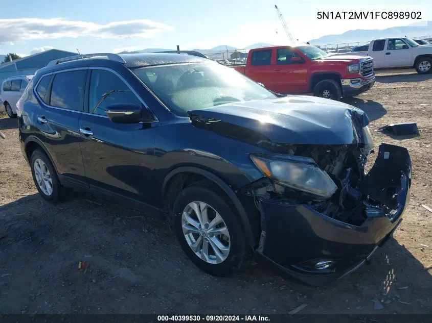 2015 Nissan Rogue Sv VIN: 5N1AT2MV1FC898902 Lot: 40399530