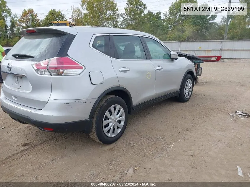 5N1AT2MT9FC839109 2015 Nissan Rogue S/Sl/Sv