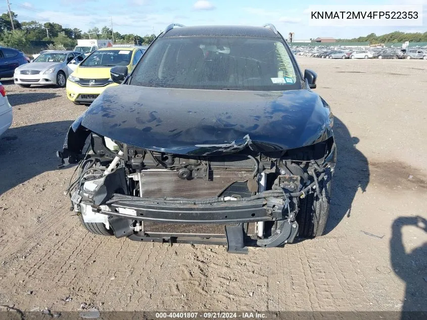 KNMAT2MV4FP522353 2015 Nissan Rogue Sv