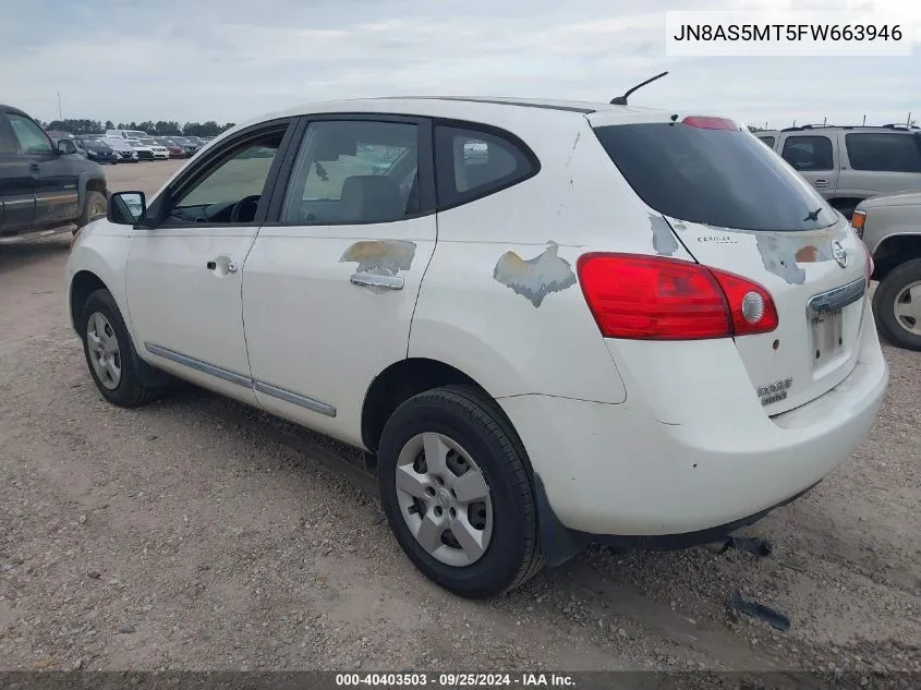 JN8AS5MT5FW663946 2015 Nissan Rogue Select S