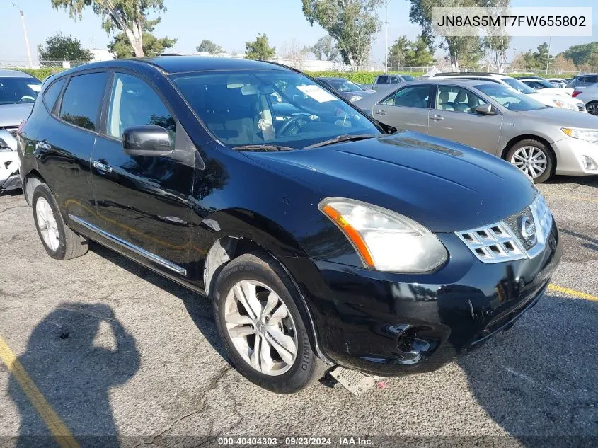 2015 Nissan Rogue Select S VIN: JN8AS5MT7FW655802 Lot: 40404303