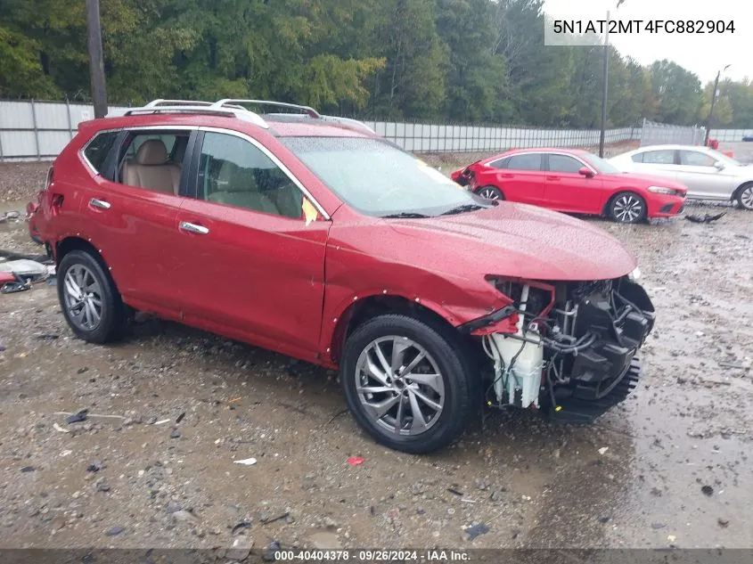 2015 Nissan Rogue Sl VIN: 5N1AT2MT4FC882904 Lot: 40404378