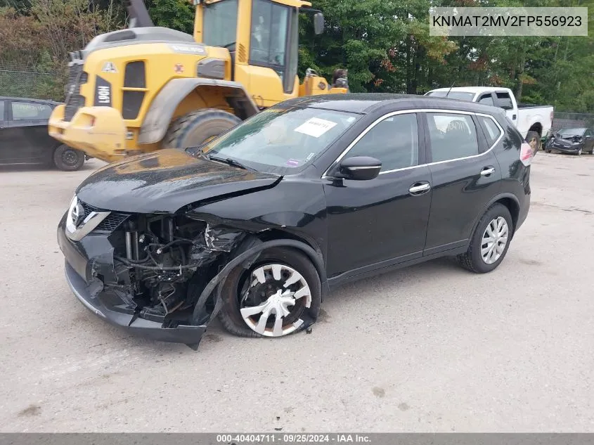 2015 Nissan Rogue S VIN: KNMAT2MV2FP556923 Lot: 40404711