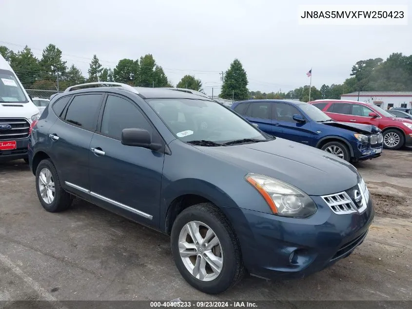 2015 Nissan Rogue Select S VIN: JN8AS5MVXFW250423 Lot: 40405233