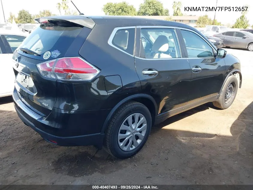 KNMAT2MV7FP512657 2015 Nissan Rogue S