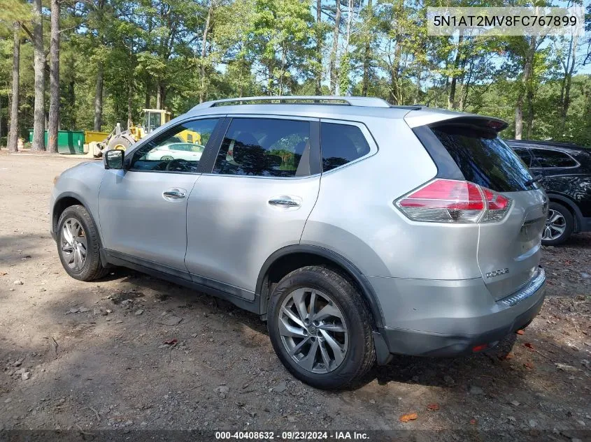 2015 Nissan Rogue Sl VIN: 5N1AT2MV8FC767899 Lot: 40408632