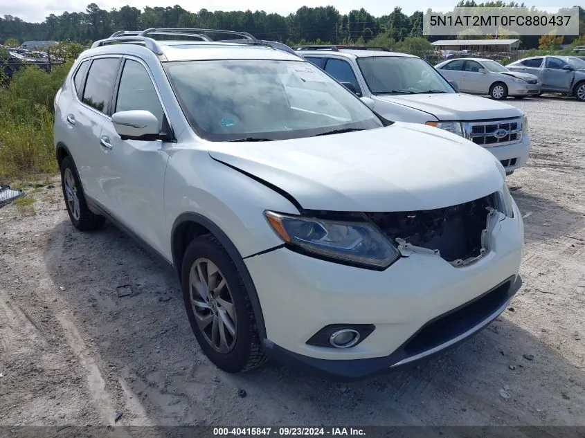 2015 Nissan Rogue Sl VIN: 5N1AT2MT0FC880437 Lot: 40415847