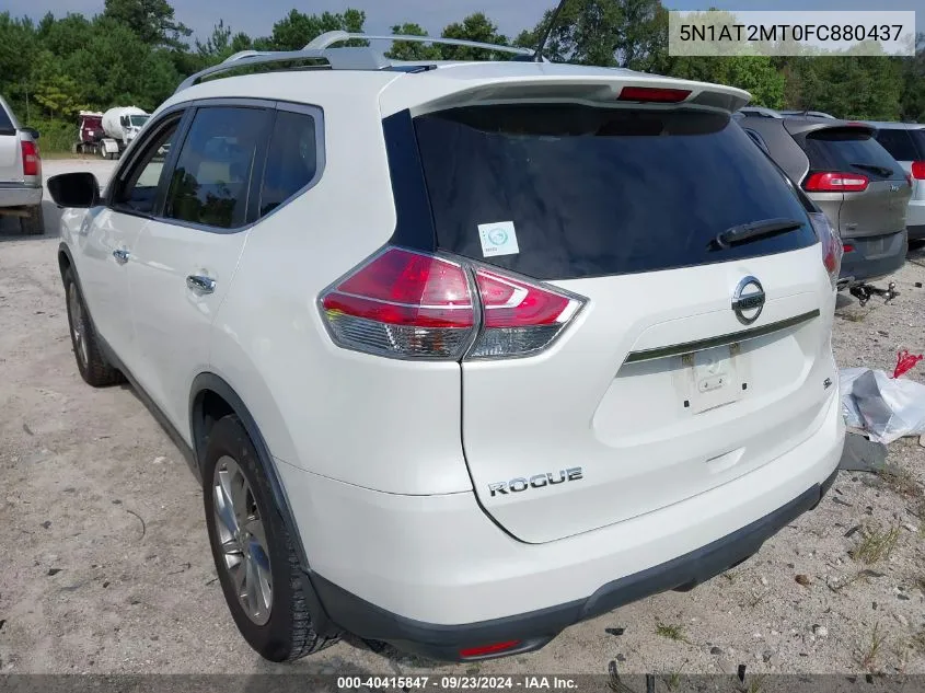 2015 Nissan Rogue Sl VIN: 5N1AT2MT0FC880437 Lot: 40415847