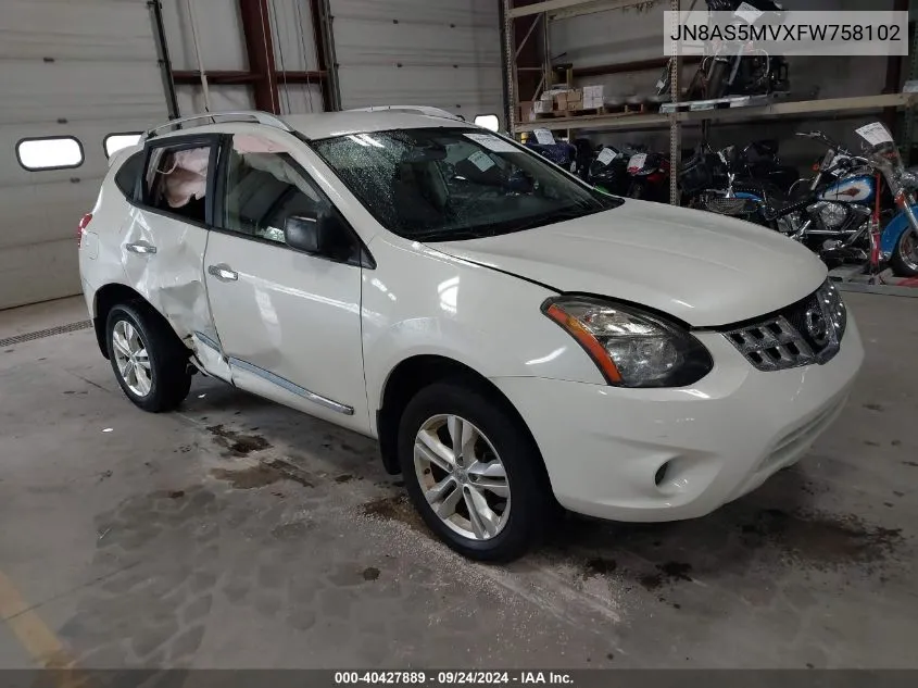 JN8AS5MVXFW758102 2015 Nissan Rogue Select S